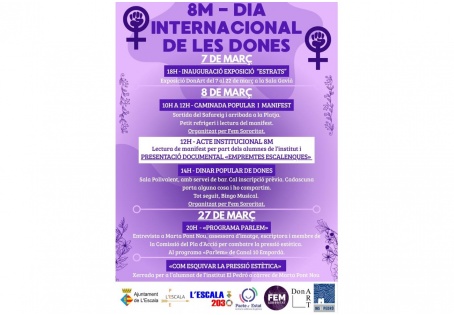 8M. Comida popular de mujeres y Bingo Musical