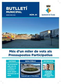 Butlletí Informació Municipal Ajuntament de l'Escala Gener 2026