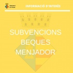Oberta la convocatòria de beques menjador curs 24-25