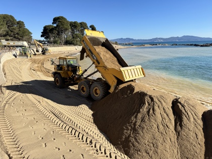 Inversió de 400.000 euros per a la regeneració de les platges d'Empúries